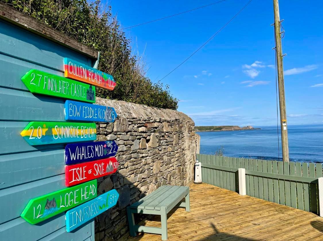 Hill Crest - Cliff Top Cottage With Stunning Views Cullen Bagian luar foto